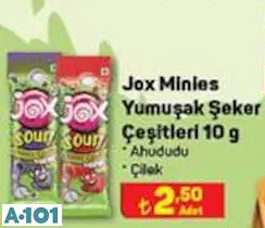 JOX MİNİES YUMUŞAK ŞEKER 10 G ÇEŞİTLERİ
